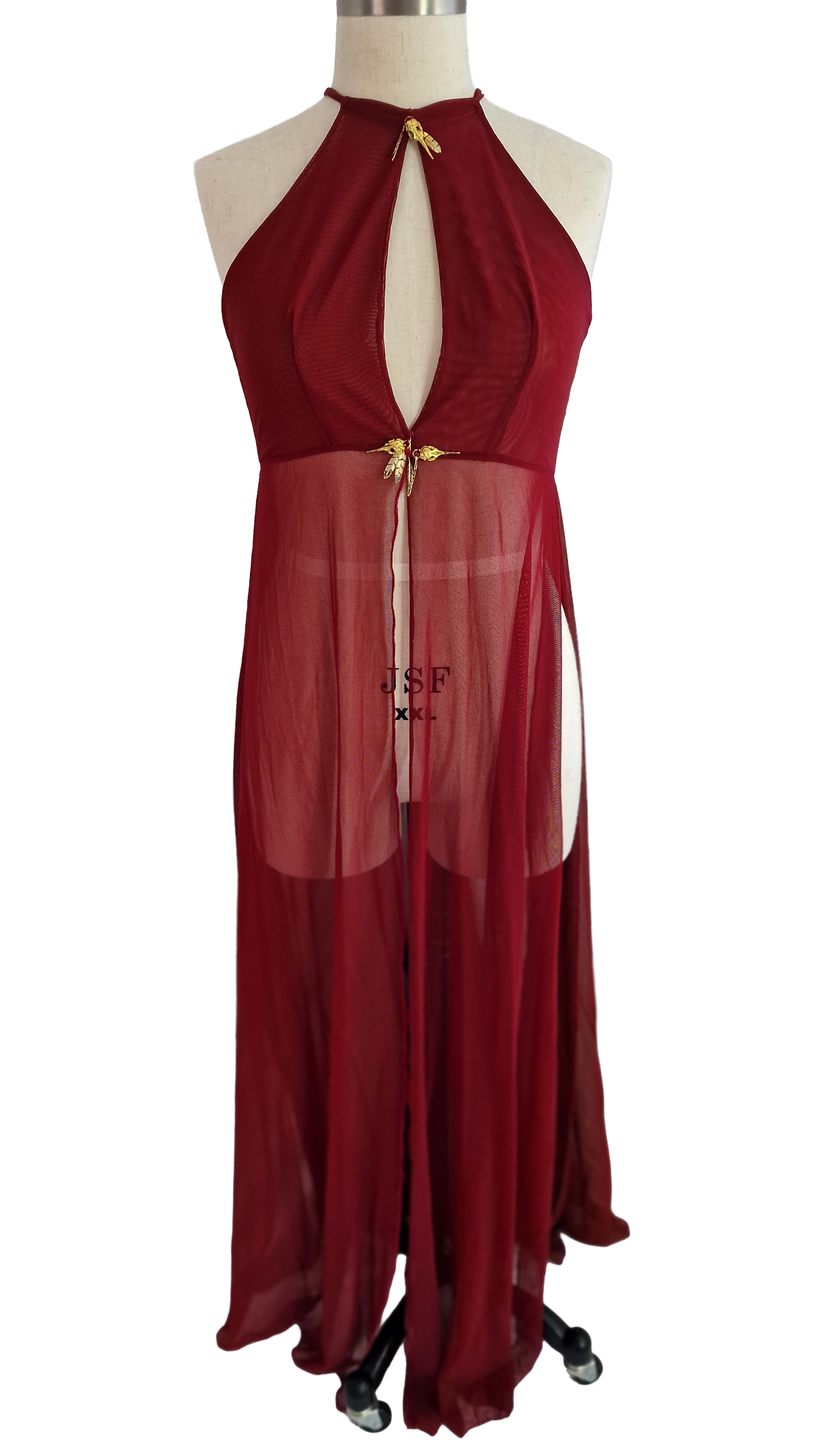 The Boann Project: Front Closing Halter Negligee